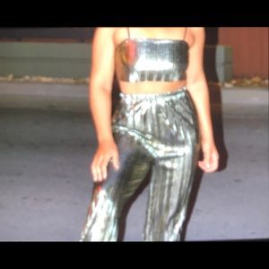 Metallic Two Piece Set